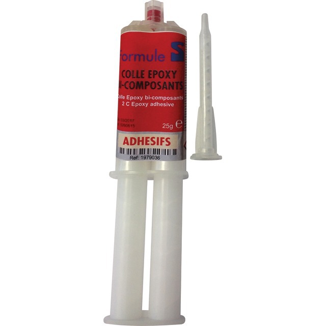 Colle Bi-composant Epoxy Seringue 25GR Formule S référence fournisseur 1979036